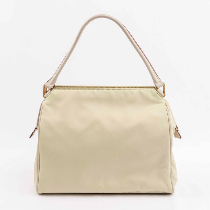 Prada - Classic Nylon Cream - Håndtaske