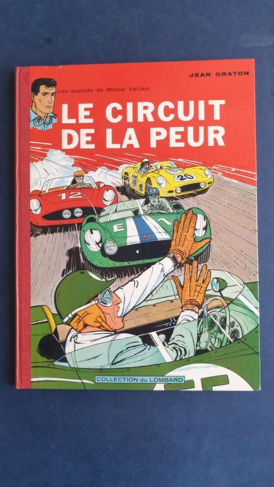 Michel Vaillant T3 - Le Circuit de la peur - C - 1 Album - Første udgave - 1961