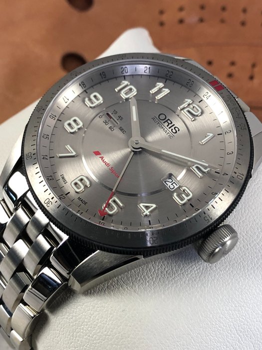 Oris - Audi Sport GMT Automatic - 01 747 7701 4461-07 8 22 85 - Mænd - 2011-nu