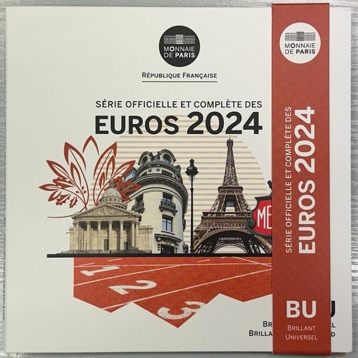 Frankrig. Year Set (BU) 2024 "Nouvelles Faces Nationales"  (Ingen mindstepris)