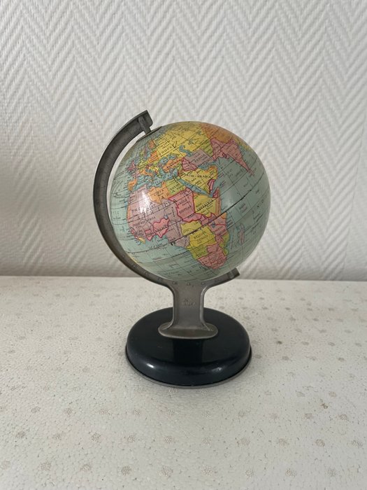 Globus - 1940-1950 - Small Metal Terrestrial Globe Chad Valley - Chad Valley England