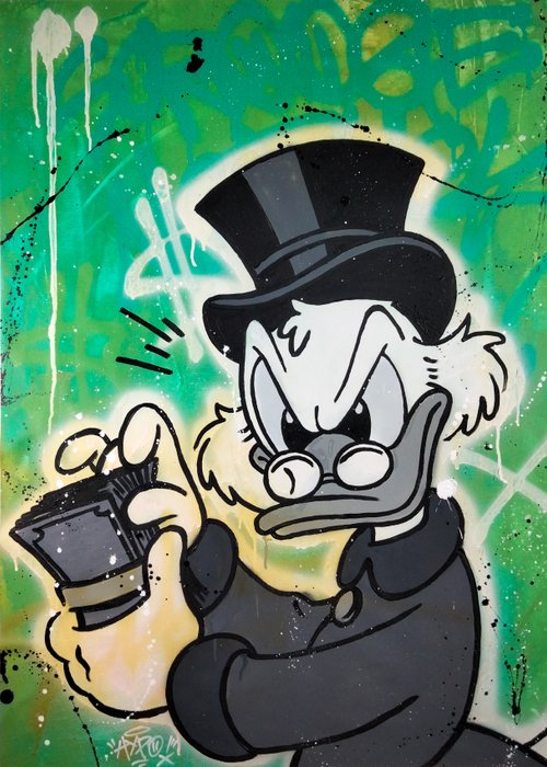 Hipo (1988) - Scrooge McDuck - Attract energy (Original artwork)