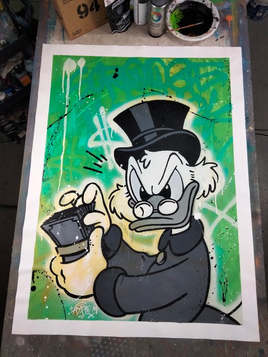 Hipo (1988) - Scrooge McDuck - Attract energy (Original artwork)