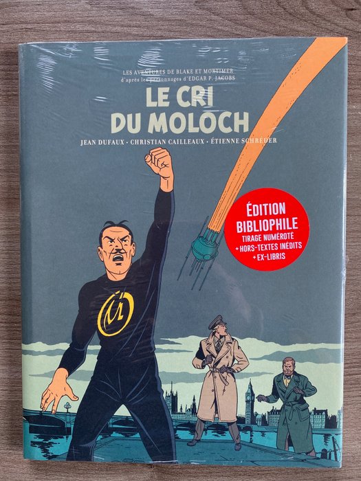 Blake  Mortimer - Le Cri du Moloch + ex-libris - Version Bibliophile - C + jaquette - 1 Album - Begrænset udgave - 2020