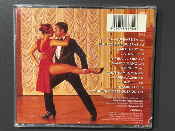 Julio Iglesias - Tango -  Signed by Julio Iglesias (1997) - Cd - 1996