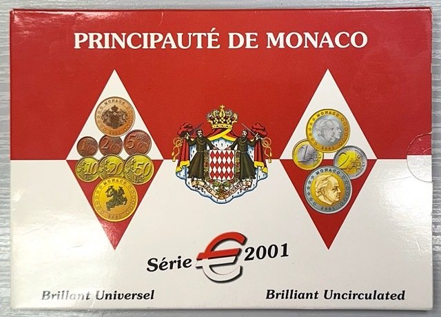 Monaco Year Set (FDC) 2001  (Ingen mindstepris)