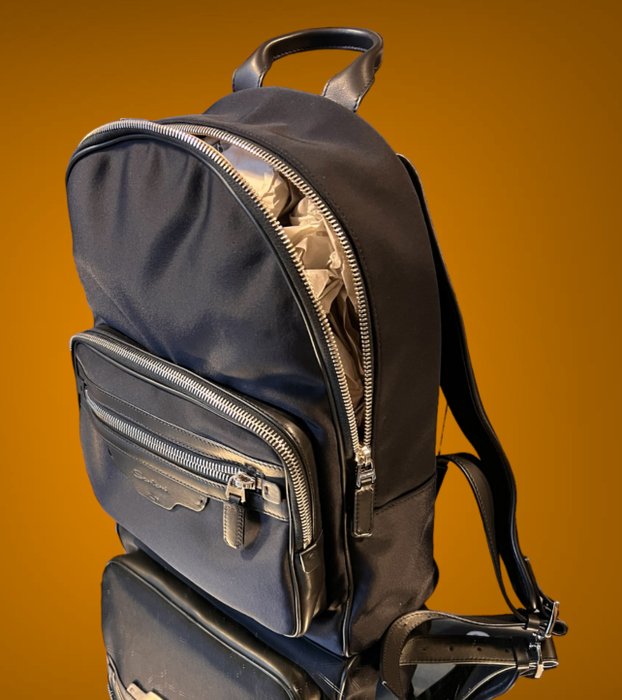 Santoni - SANTONI Black Backpack 115000€ - Rygsæk