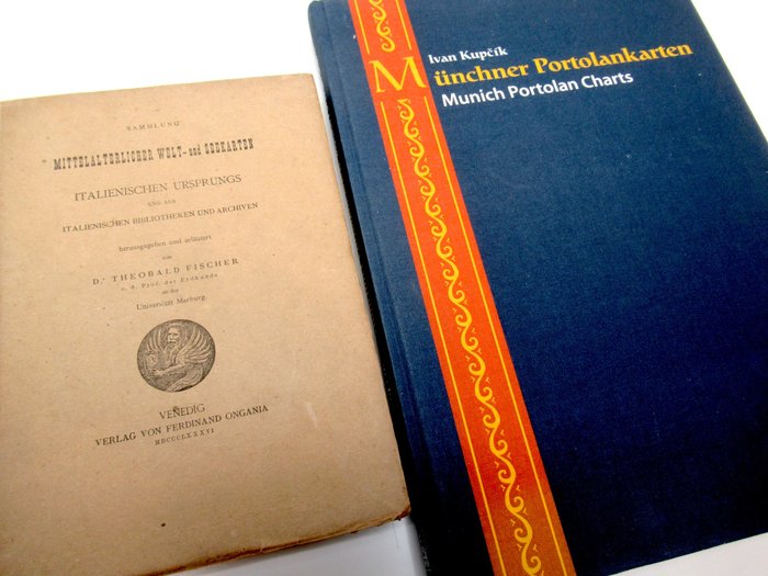 World - Verdensomspændende have og oceaner; Juan de la Cosa, Vesconte Maggiolo, Piri Re'is, Thomas Hood. a.m.o. - Münchner Portolankarten / Munich Portolan Charts + Mittelalterlicher Welt- und Seekarten - 1300-1600