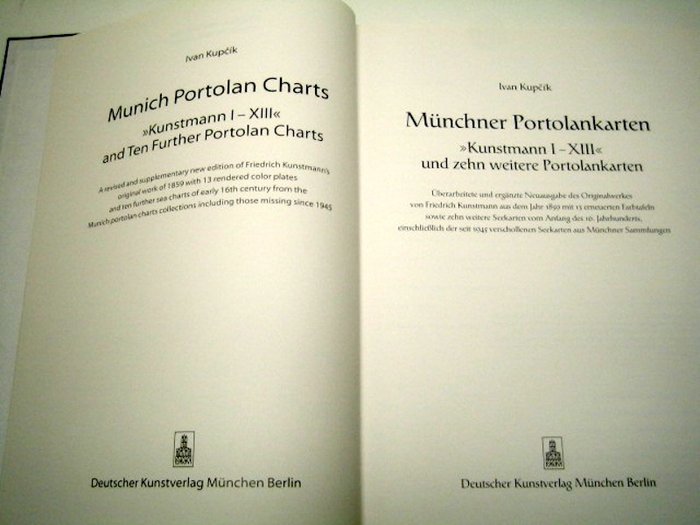 World - Verdensomspændende have og oceaner; Juan de la Cosa, Vesconte Maggiolo, Piri Re'is, Thomas Hood. a.m.o. - Münchner Portolankarten / Munich Portolan Charts + Mittelalterlicher Welt- und Seekarten - 1300-1600