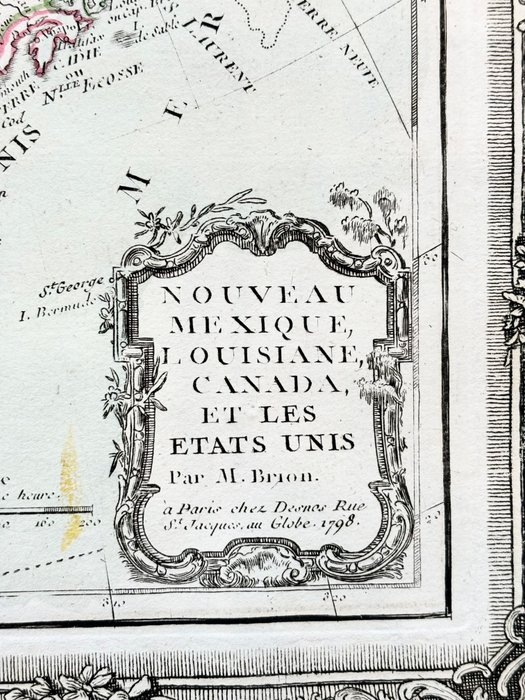 Nordamerika - USA, Canada; Louis-Charles DESNOS - Nouveau Mexique, Louisiane, Canada et les Etats-Unis - 1781-1800