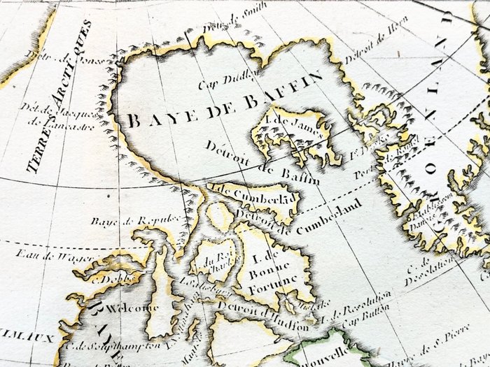 Nordamerika - USA, Canada; Louis-Charles DESNOS - Nouveau Mexique, Louisiane, Canada et les Etats-Unis - 1781-1800