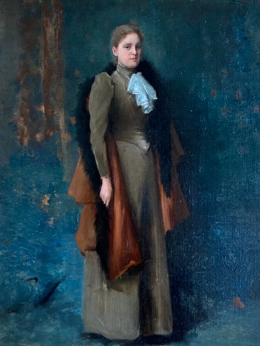 Max Hünten (1869-1936) - Elegant lady