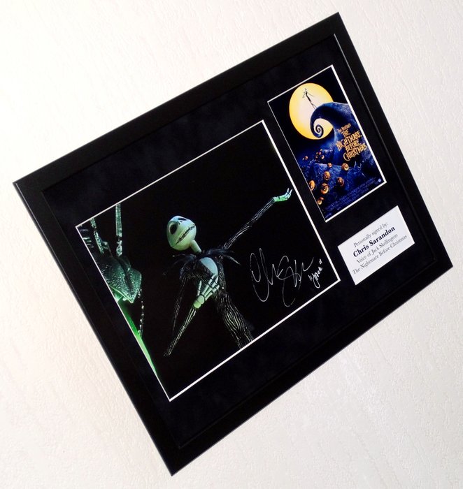 The Nightmare before Christmas - Chris Sarandon (Voice of Jack Skellington) Premium Framed, signed, Certificate of Authenticity