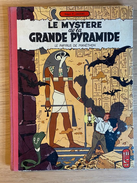 Blake  Mortimer T3 - Le Mystère de la Grande Pyramide 1 - C - 1 Album - Genoptryk - 1959