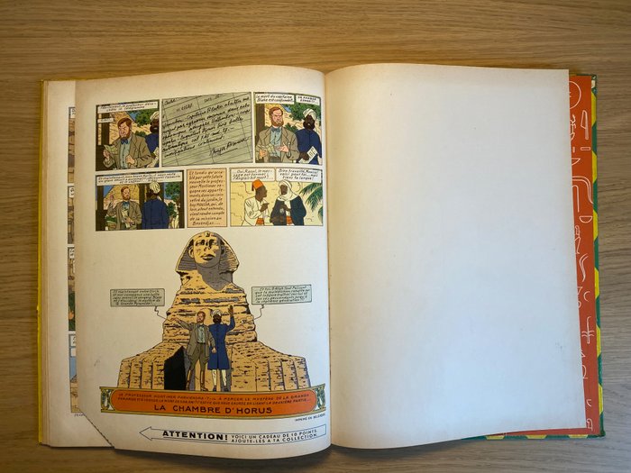 Blake  Mortimer T3 - Le Mystère de la Grande Pyramide 1 - C - 1 Album - Genoptryk - 1959