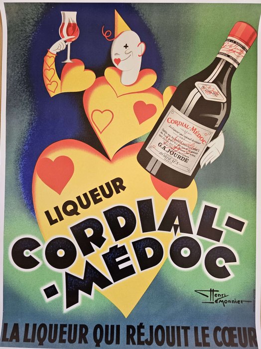 Henri Lemonnier - LIQUEUR CORDIAL-MEDOC - 1990‹erne