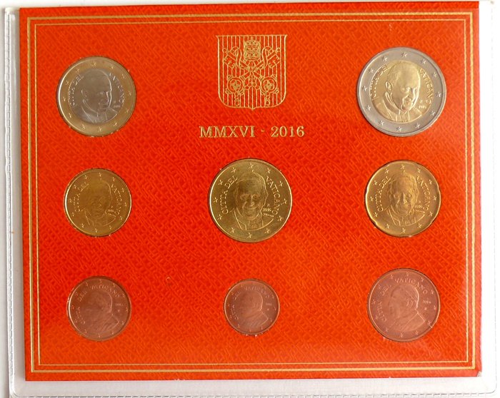 Vatikanstaten. Year Set (FDC) 2016  (Ingen mindstepris)