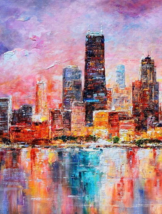 StefanoArt - Chicago Cityscape