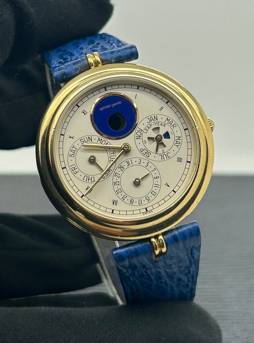 Gérald Genta - Perpetual Calendar Moonphase - G21327 - Mænd - 1990-1999