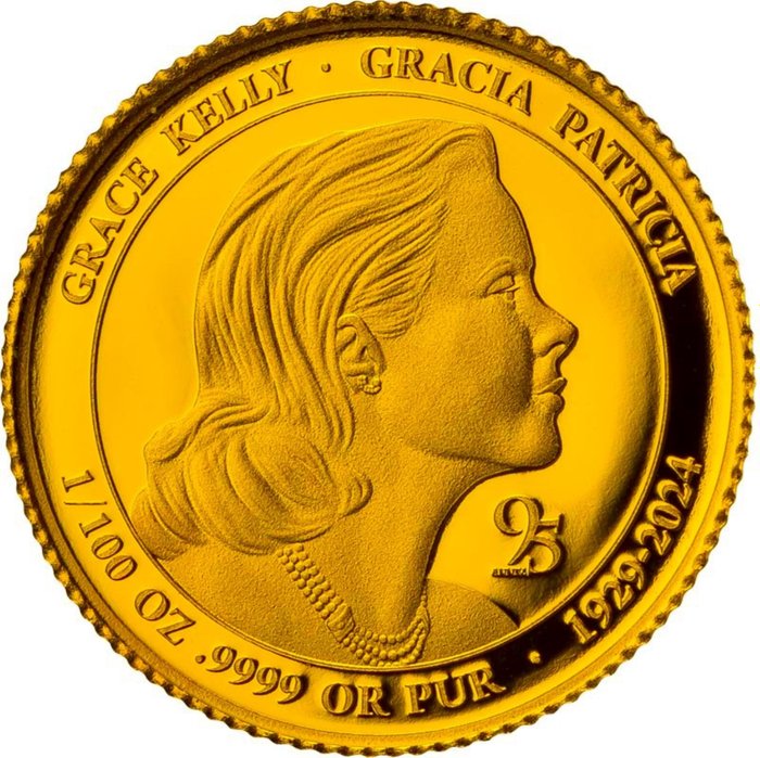 Tchad. 3000 Francs 2024 "Princesse Grace de Monaco" (.999) Prooflike  (Ingen mindstepris)