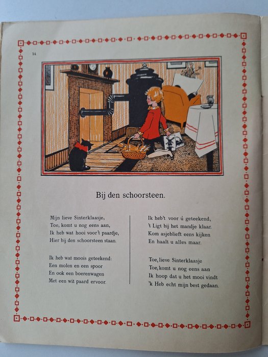 Geertruida van Vladeracken, Prenten van Jan Poortenaar - Ons nieuwe Sinterklaasboek - 1930