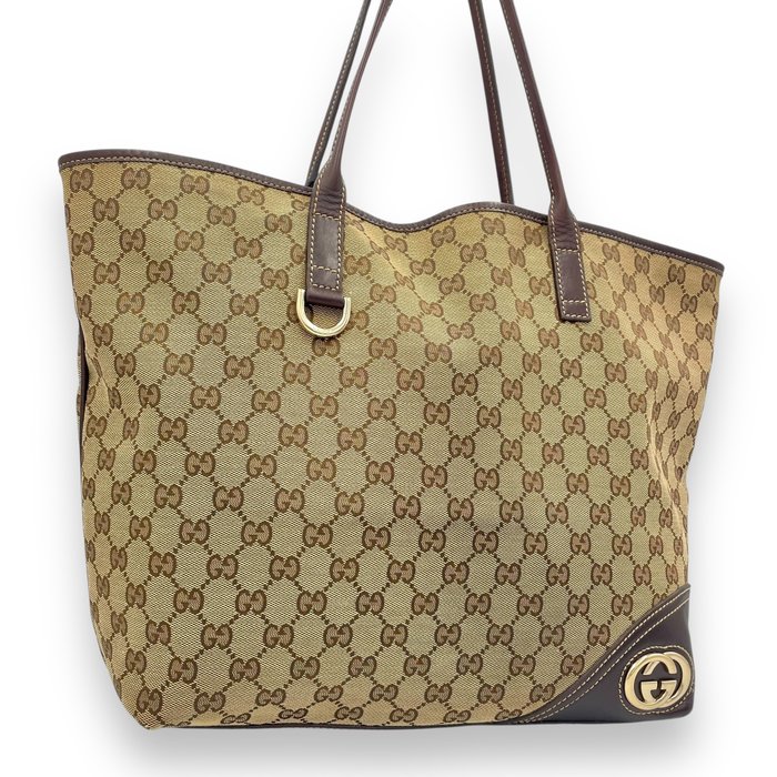 Gucci - GG canvas Interlocking Shelly 169945 - Taske