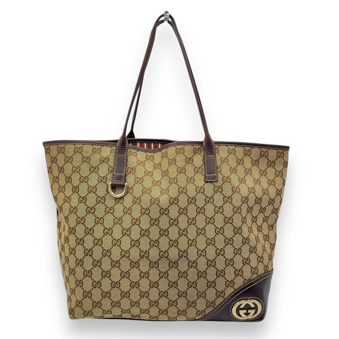 Gucci - GG canvas Interlocking Shelly 169945 - Taske