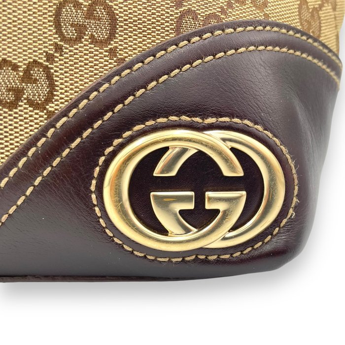 Gucci - GG canvas Interlocking Shelly 169945 - Taske