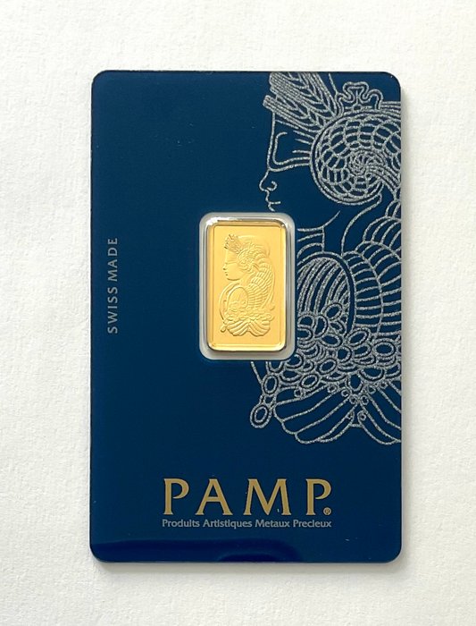 5 gram - Guld 999 - Pamp Suisse - Lady Fortuna - Forseglet