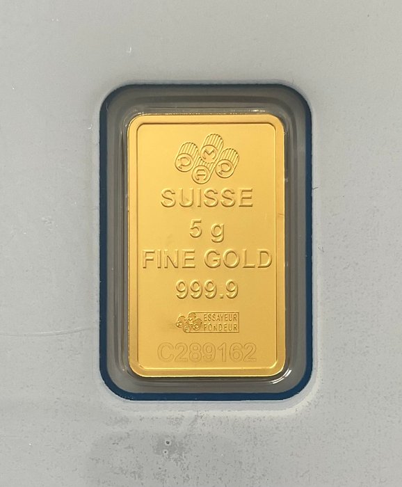 5 gram - Guld 999 - Pamp Suisse - Lady Fortuna - Forseglet