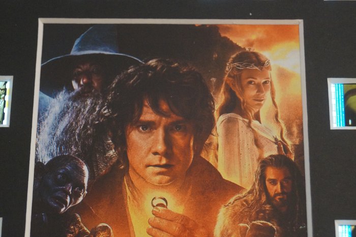 The Hobbit An Unexpected Journey - limited edition - Film Cell Display 35mm with COA + with translucent frame