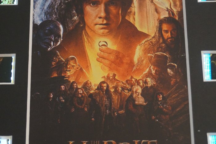 The Hobbit An Unexpected Journey - limited edition - Film Cell Display 35mm with COA + with translucent frame