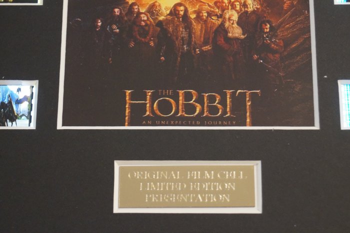 The Hobbit An Unexpected Journey - limited edition - Film Cell Display 35mm with COA + with translucent frame