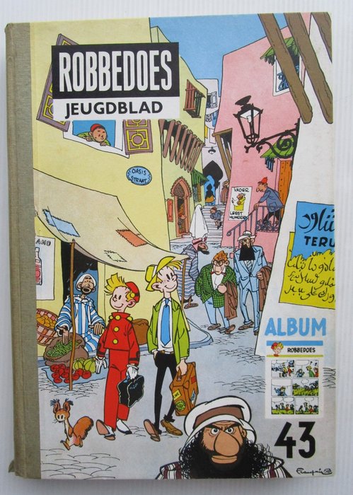 Robbedoes (magazine) - Robbedoes album 43 - 1 Album - Første udgave - 1953