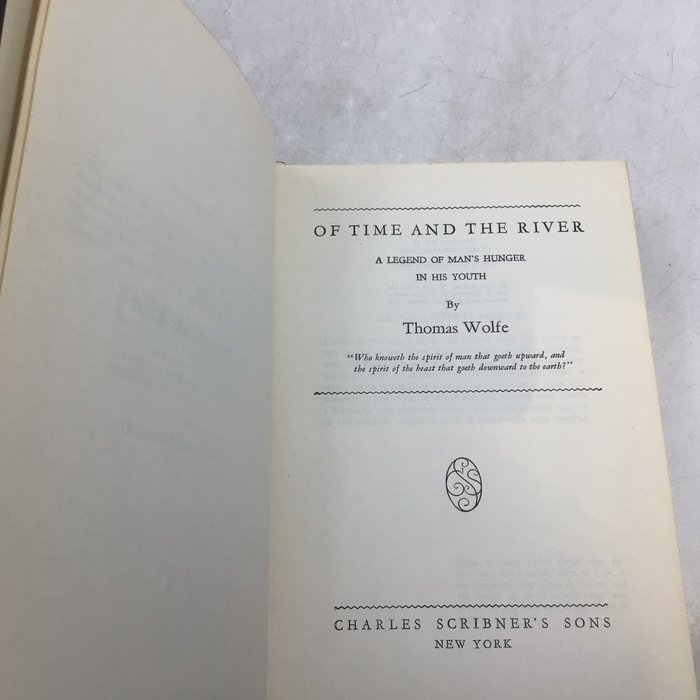 Thomas Wolfe - Of Time and The River - 1935