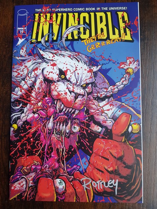 Invincible #19 - NYCC 2022 Exclusive - Signed by Ryan Ottley + COA - 1 Signed comic - 2022