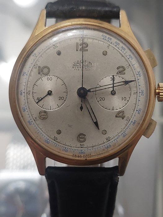 Sarda Besancon Venus 175 column wheel - Jumbo Chronograph - Ingen mindstepris - Mænd - 1901-1949