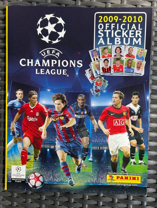 Panini - Champions League 2009/10 - Including Messi/Ronaldo - Incomplete album + (516/564) Incomplete loose sticker set