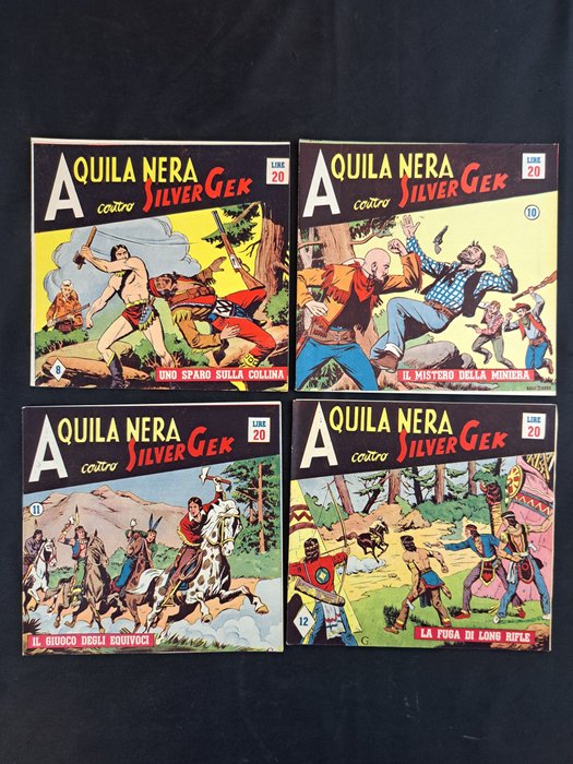 Kinowa: Aquila Nera contro Silver Gek - 17 Comic - Første udgave - 1951