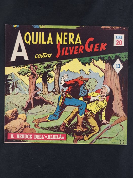 Kinowa: Aquila Nera contro Silver Gek - 17 Comic - Første udgave - 1951