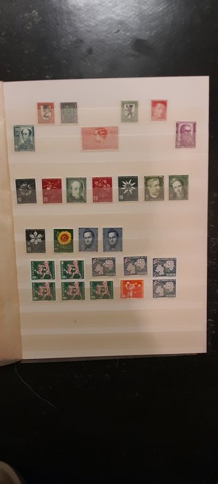 Schweiz 1925/1964 - 67 ubrugte frimærker landskabsbilleder - Pro Patria - Pro Juventute - luftpost - forbundsfest -