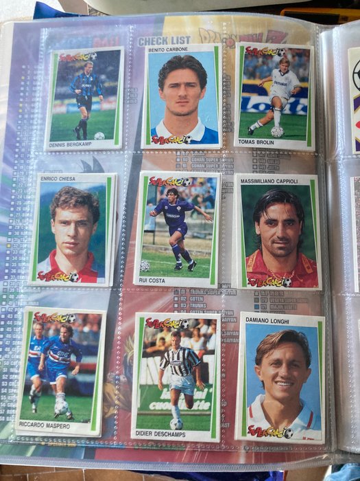 Panini - Supercalcio 84/85 - Baggio/Gullit/Maldini/Zola etc. - (255/255) Complete loose Sticker Set