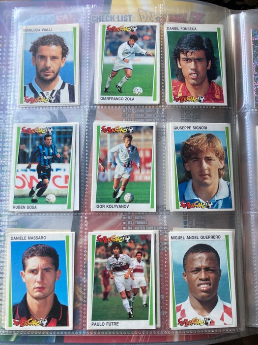 Panini - Supercalcio 84/85 - Baggio/Gullit/Maldini/Zola etc. - (255/255) Complete loose Sticker Set