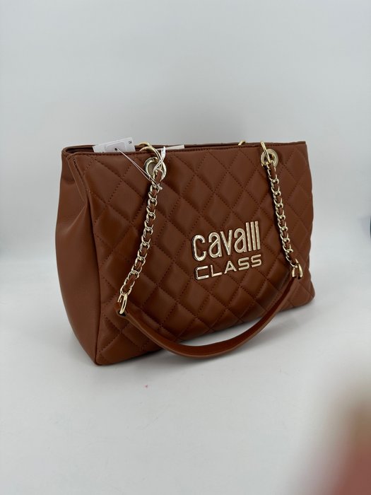 Roberto Cavalli - Cavalli Class - Cognac Tote - Skuldertaske