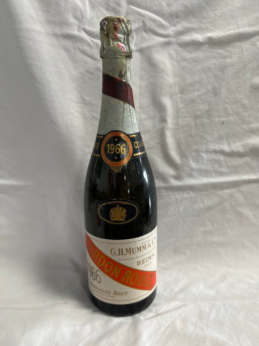 1966 G H Mumm Cordon Rouge - Champagne Brut - 1 Flaske (075L)