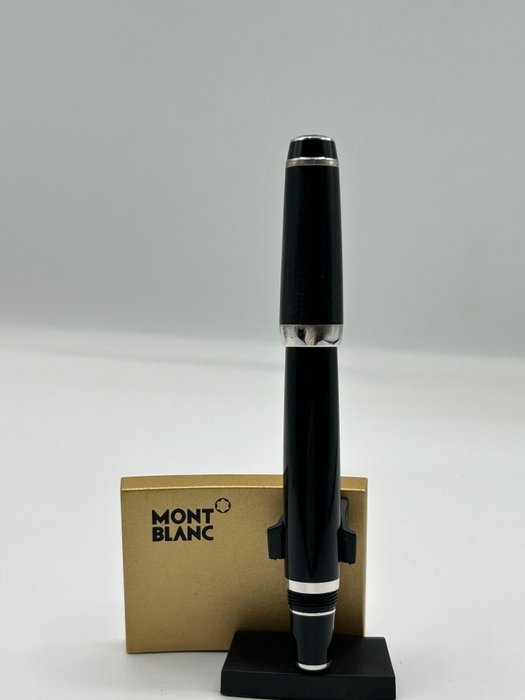 Montblanc - Montblanc Boheme platinum roller pen cabochon black - Rollerpen