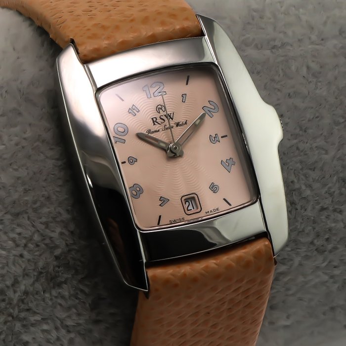 Vintage RSW - Swiss Made - RSW6200-SL-4 - Salmon color strap - Ingen mindstepris - Kvinder - 2011-nu