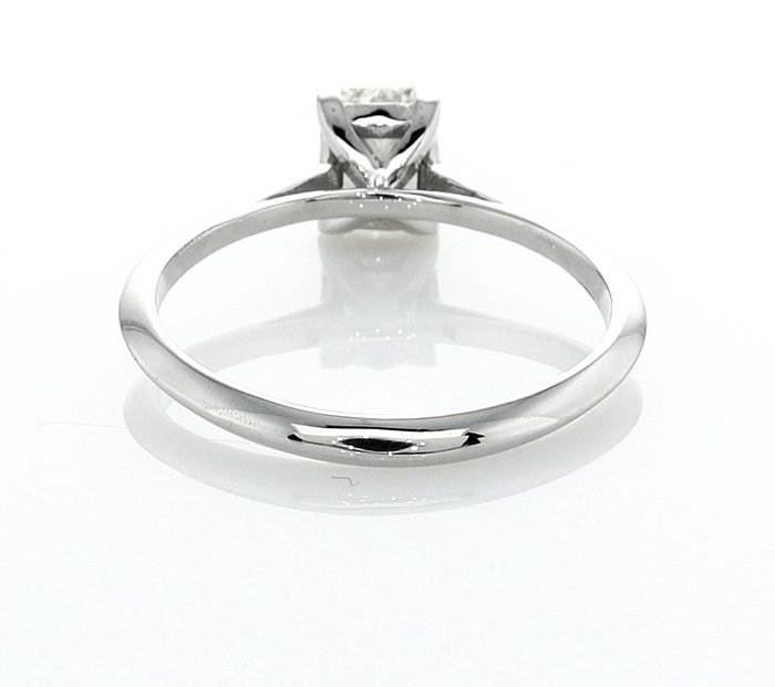 Ring - 14 karat Hvidguld -  1.00ct. tw. Diamant (Natur)