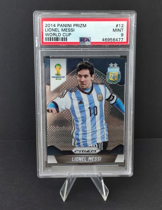 2014 Panini Prizm World Cup Lionel Messi #12 PSA 9 - 1 Graded card