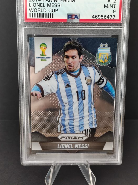 2014 Panini Prizm World Cup Lionel Messi #12 PSA 9 - 1 Graded card